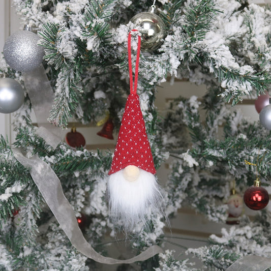 Christmas Decorations Faceless Doll Pendant Old Man Doll Pendant, A, B, C, D