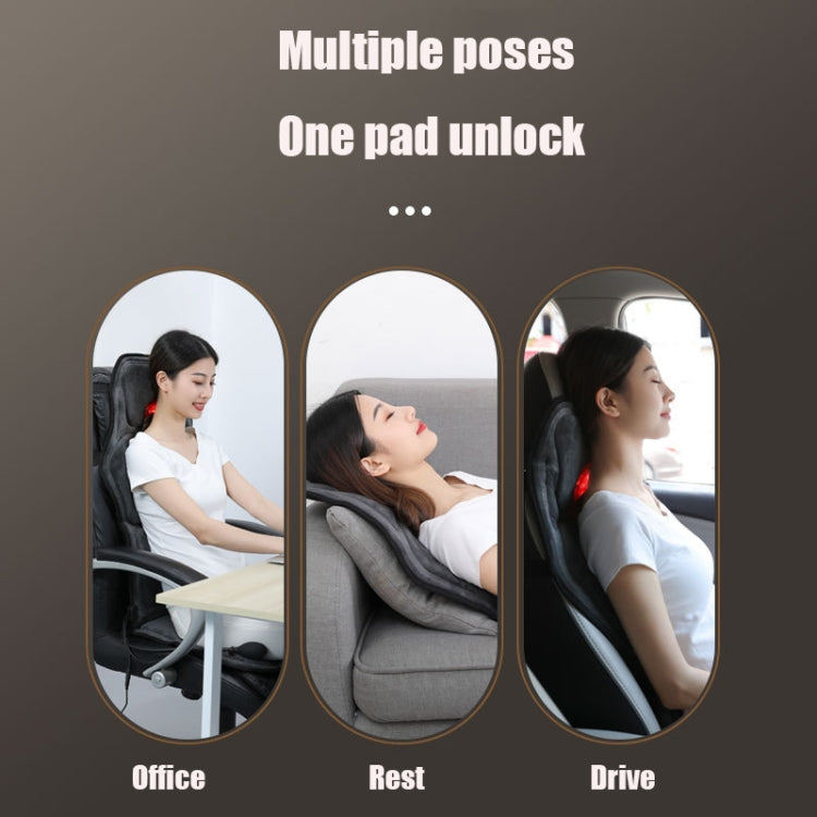 YJ-308 Car Massager Cervical Spine Neck Waist Car Home Heating Whole Body Multifunctional Massage Mat, Classic Version, Deluxe Edition, Premium Edition, Deluxe Edition (24V for Trucks), Premium Version (24V for Trucks)