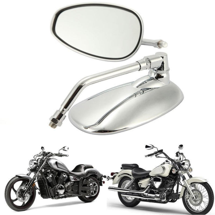 1 Pairs Motorcycle Electric Car Accessories Iron Rod Plating Mirror Rearview Mirror, HSJ