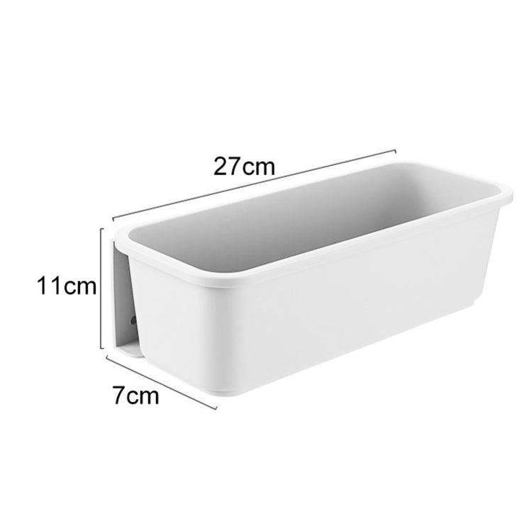 Wall-mounted Drawer Type Kitchen Spice Rack Perforation-free Household Cabinets & Kitchenware Storage Rack, White, Gray