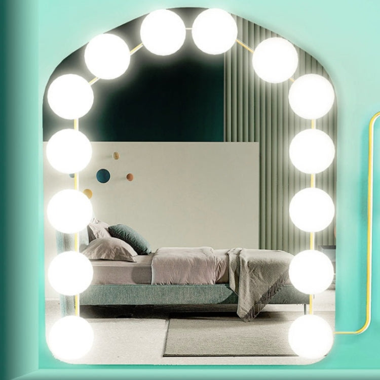 Mirror Front Light Dimmable Makeup Mirror USB Touch Control Light, 2 LEDs, 6 LEDs, 10 LEDs, 14 LEDs