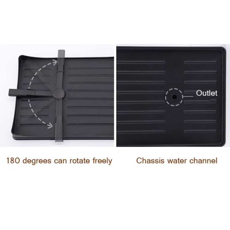 Double-layer Space Aluminum Dish Rack Kitchen Drain Rack, Double-layer Drain Rack