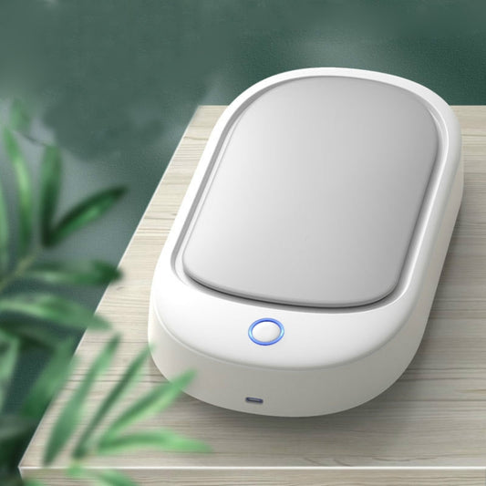 صندوق تعقيم HE01، صندوق تعقيم الهاتف المحمول، مصباح تعقيم بالأشعة فوق البنفسجية UVC، غطاء رمادي، غطاء أخضر داكن