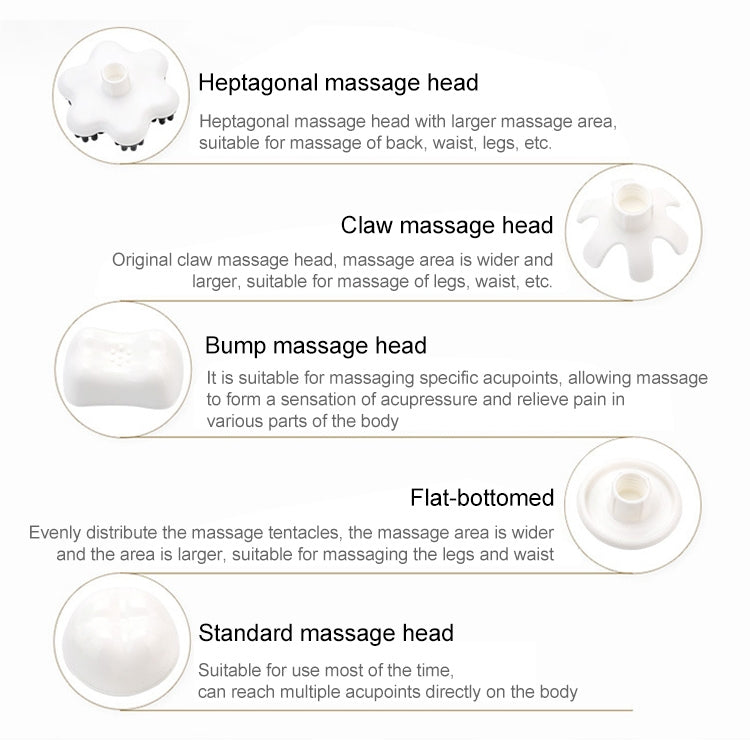 Rechargeable Dolphin Massager Electric Cervical Massage Stick, A10 Straight Plug US Plug, A15 Charging US Plug, A10 Straight Plug EU Plug, A15 Charging EU Plug