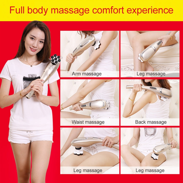 Rechargeable Dolphin Massager Electric Cervical Massage Stick, A10 Straight Plug US Plug, A15 Charging US Plug, A10 Straight Plug EU Plug, A15 Charging EU Plug