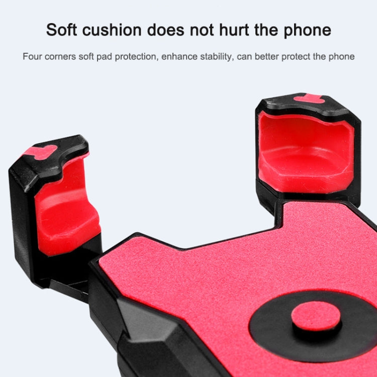 Electric Bicycle Mobile Phone Holder Can Be Rotated 360-degree Mobile Phone Holder Four-way Adjustment Bracket for Motorcycle