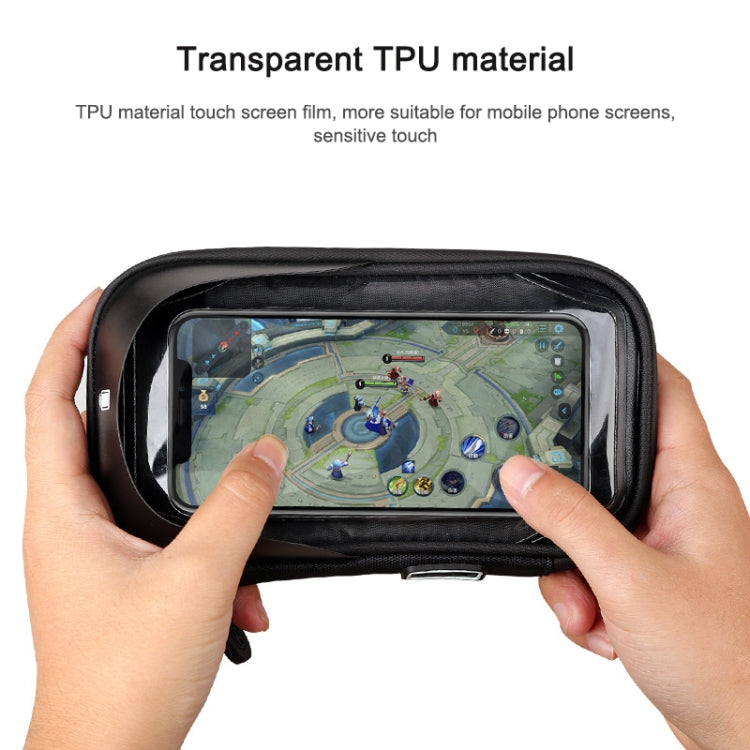 Mountain Bike Card Holder Touch Screen Mobile Phone Holder Motorcycle Electric Vehicle Waterproof Navigation Bracket Shade Mobile Phone Holder