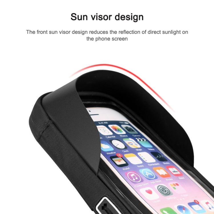 Mountain Bike Card Holder Touch Screen Mobile Phone Holder Motorcycle Electric Vehicle Waterproof Navigation Bracket Shade Mobile Phone Holder