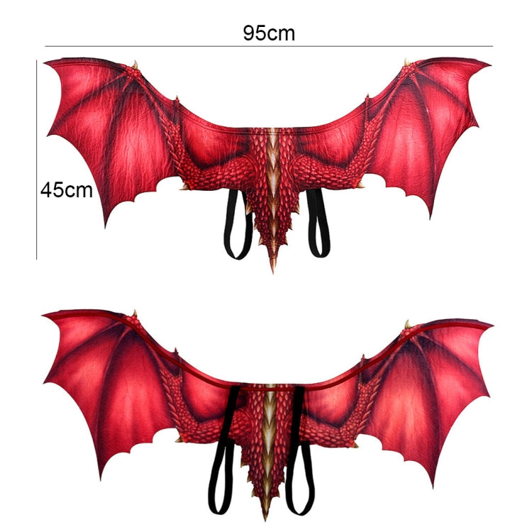 Halloween Carnival Adult Decoration Non-woven Dragon Wings Cosplay Wings Props, One Size