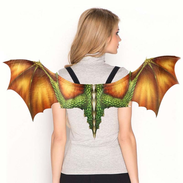 Halloween Carnival Adult Decoration Non-woven Dragon Wings Cosplay Wings Props, One Size