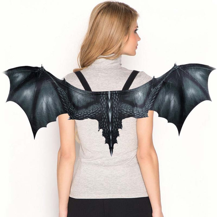 Halloween Carnival Adult Decoration Non-woven Dragon Wings Cosplay Wings Props, One Size
