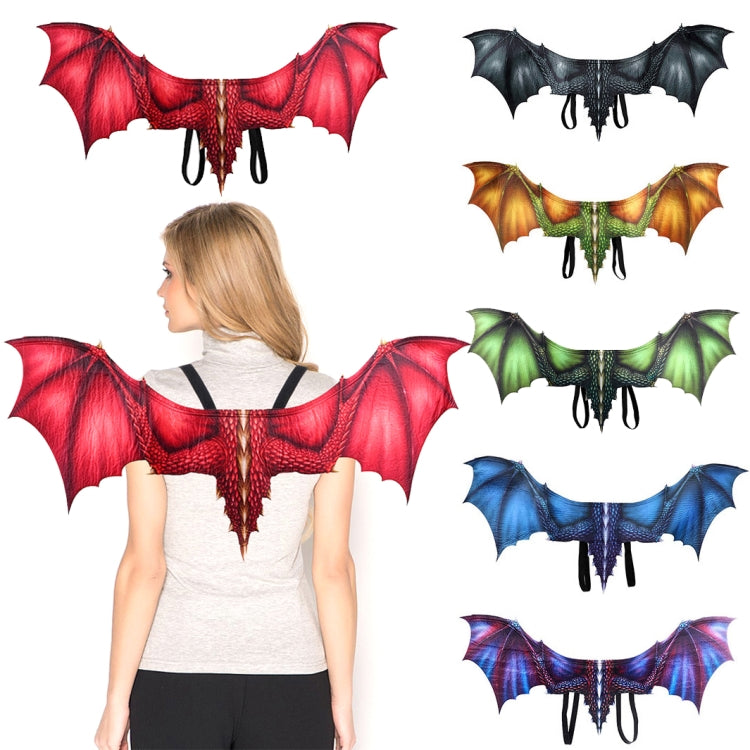Halloween Carnival Adult Decoration Non-woven Dragon Wings Cosplay Wings Props, One Size