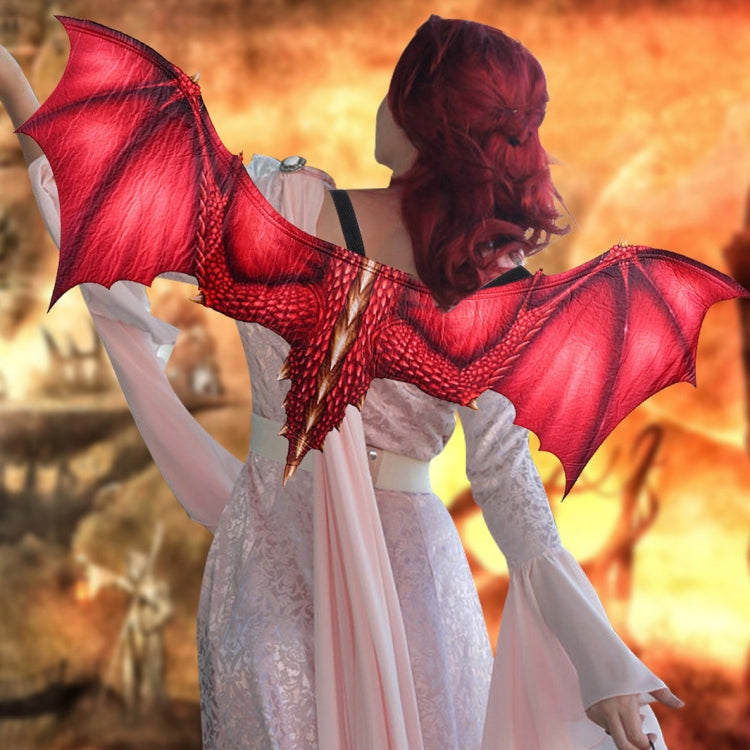 Halloween Carnival Adult Decoration Non-woven Dragon Wings Cosplay Wings Props, One Size