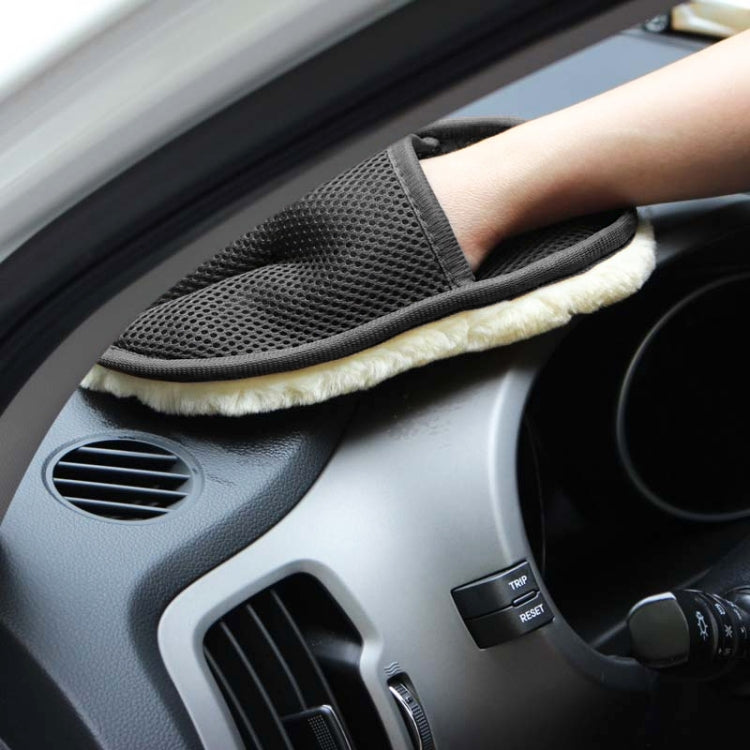 10 PCS Fleece Car Cleaning Gloves Household Cleaning Car Beauty Waxing Tool, 10 PCS Washing Gloves
