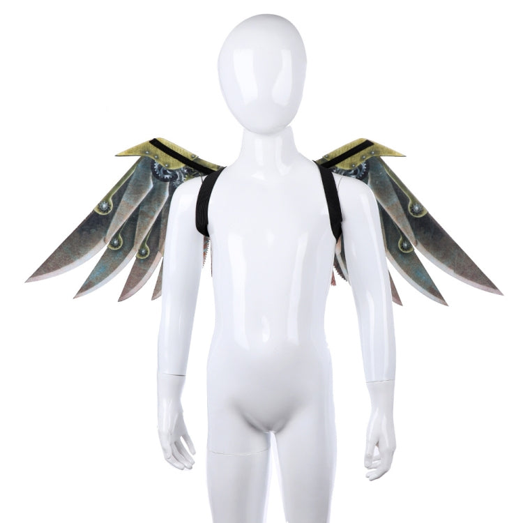 Halloween Carnival Stage Dress Up Props Adult Children Cosplay Punk Blade Wings, Chlid, Adult