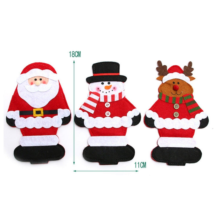 Christmas Knife And Fork Cover Christmas Decorations, Elk