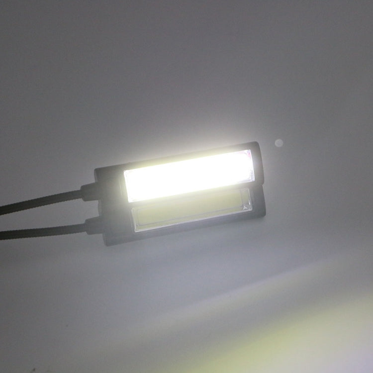 مصباح تخييم LED COB محمول بذراعين مرنتين، مصباح مكتبي للقراءة والكمبيوتر المحمول، حامل موسيقى، 2