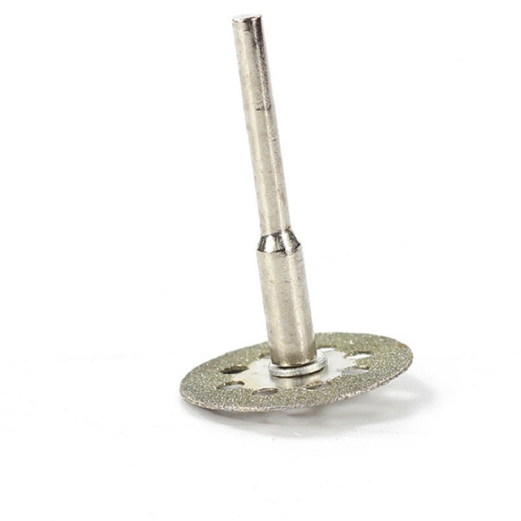 8 Holes Emery Cutting Chip Jade Saw Blade Electric Grinder Accessories, 10 Saw Blade 2 Connecting rod 30MM, 10 Saw Blade 2 Connecting rod 20MM, 10 Saw Blade 2 Connecting rod 22MM, 10 Saw Blade 2 Connecting rod 25MM