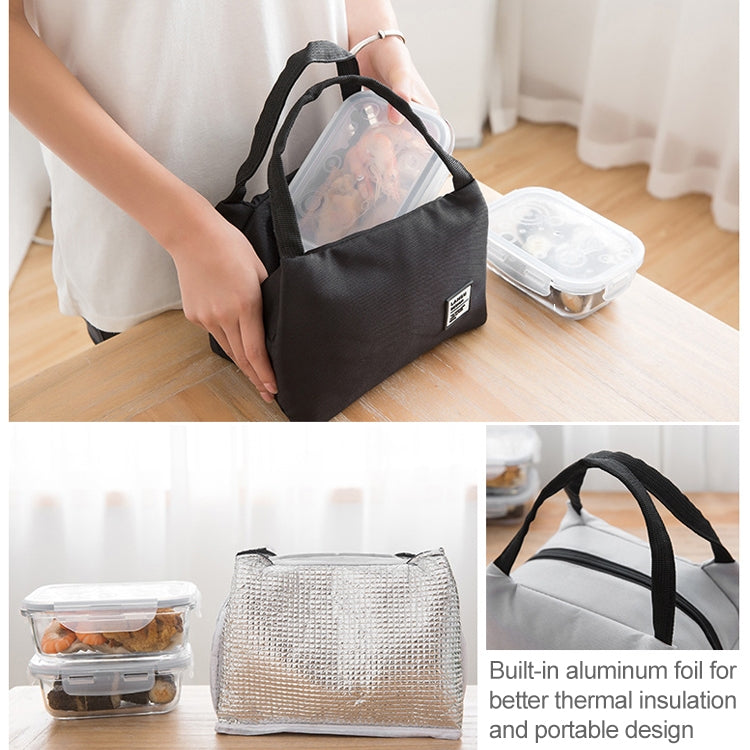 Portable Lunch Bag Thermal Insulated Lunch Box Tote Cooler Bag Bento Pouch Lunch Container School Food Storage Bags, Bento Storage Bags