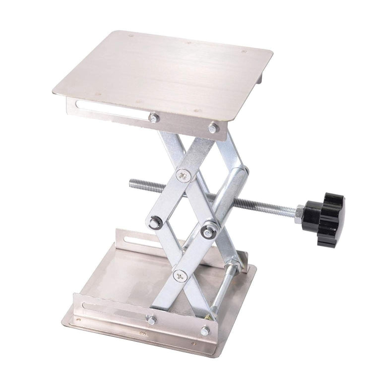 100x100mm Laboratory Manual Stainless Steel Lifting Platform Small Lifting Platform, Laboratory Lifting Platform