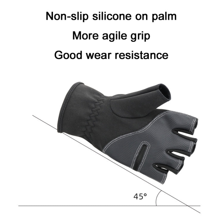 HUMRAO Winter Half-Finger Flip Cover Warm Gloves For Outdoor Sports Skiing And Cycling