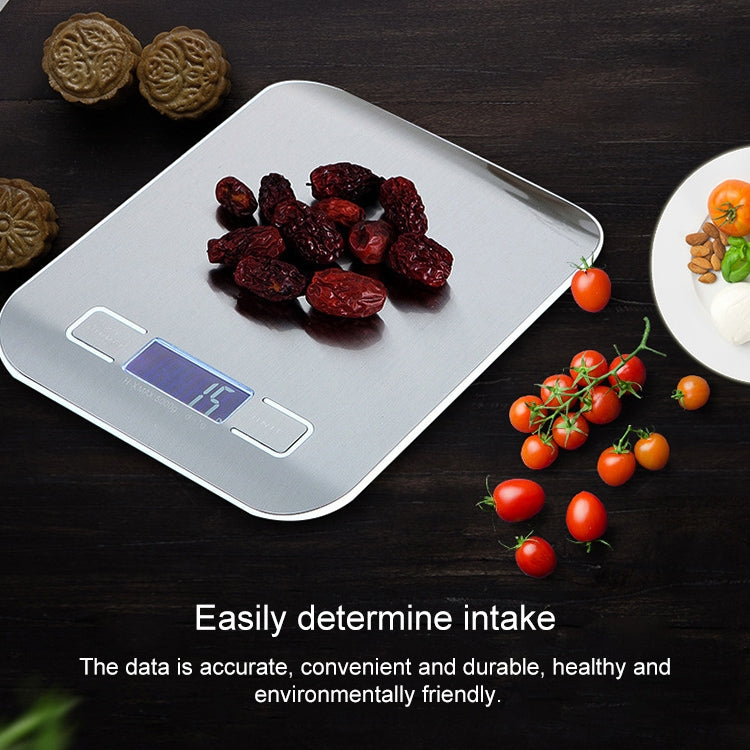 BOH-2012 Digital Multi-function Stainless Steel Food Kitchen Scale with LCD Display, Specification: 10kg/1g, 10kg/1g, Rose Gold