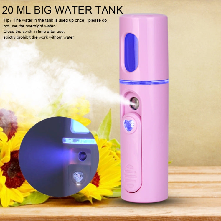 Facial Steamer Nano Steamer Handy Face Moisture Sprayer Rechargeable Mini USB Charging