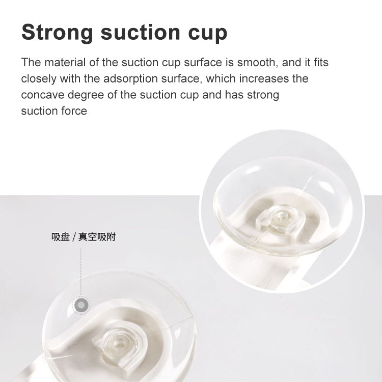 5 PCS Cute Smiley Suction Cup Hanging Toothbrush Holder Plastic Small Person Teeth Holder, Cute Smiley Suction Toothbrush Holder