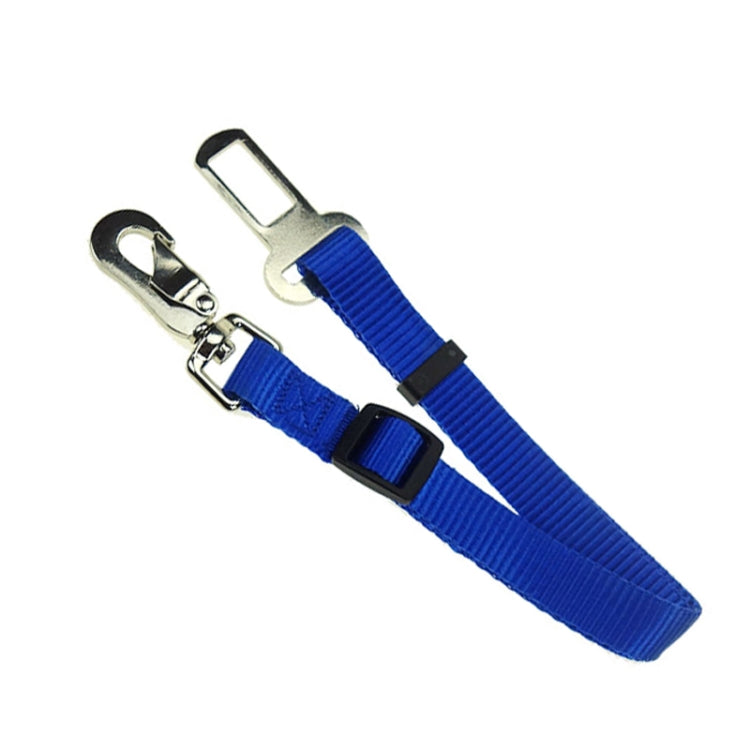 Nylon Harness Leash Clip Pet Dog Car Seat Belt Security Belt, Blue, Red, Black