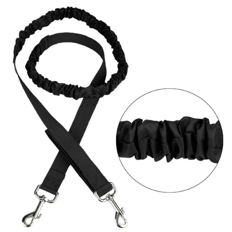 Dog Running Reflective Adjustable Belt Traction Rope with Small Bag, 4-Piece Set