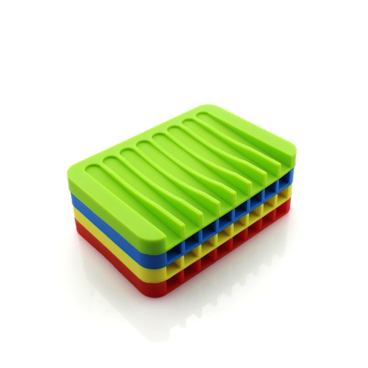 Bathroom Silicone Flexible Soap Dishes Storage Holder Soapbox, Silicone Soapbox