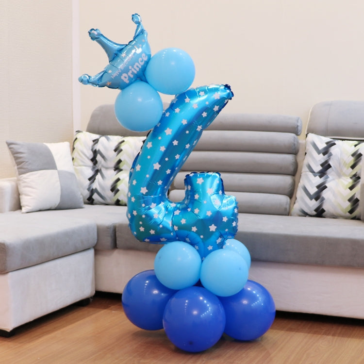 Number Foil Balloon Happy Birthday Decoration, Number 0, Number 9, Number 8, Number 7, Number 4, Number 3, Number 1, Number 2, Number 6, Number 5