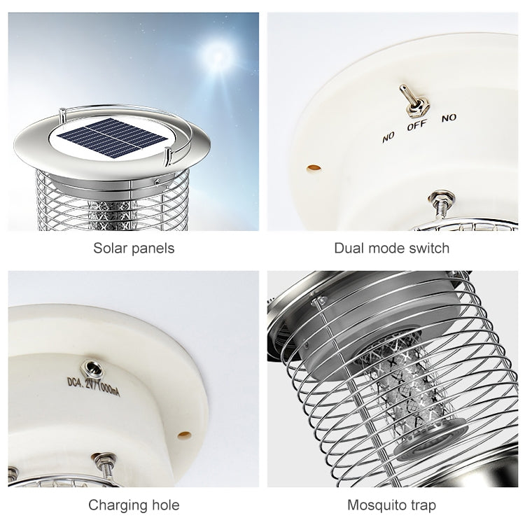 Outdoor Solar Waterproof Mosquito Lamp Mosquito Repellent