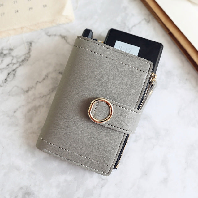 Women Wallets Small Fashion Leather Purse Ladies Card Bag For Female Purse Money Clip Wallet