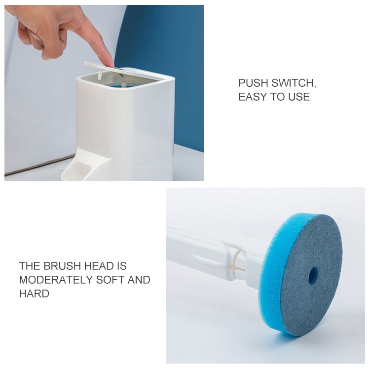 Disposable Toilet Brush Long Handle Cleaning Brush With Base Hanging Toilet Brush Set, Disposable Toilet Brush