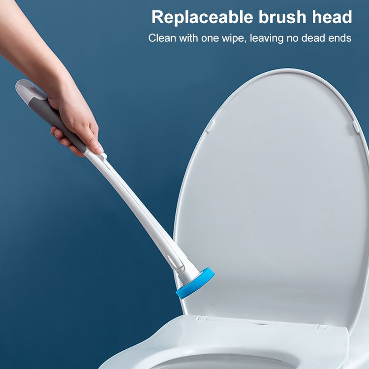 Disposable Toilet Brush Long Handle Cleaning Brush With Base Hanging Toilet Brush Set, Disposable Toilet Brush