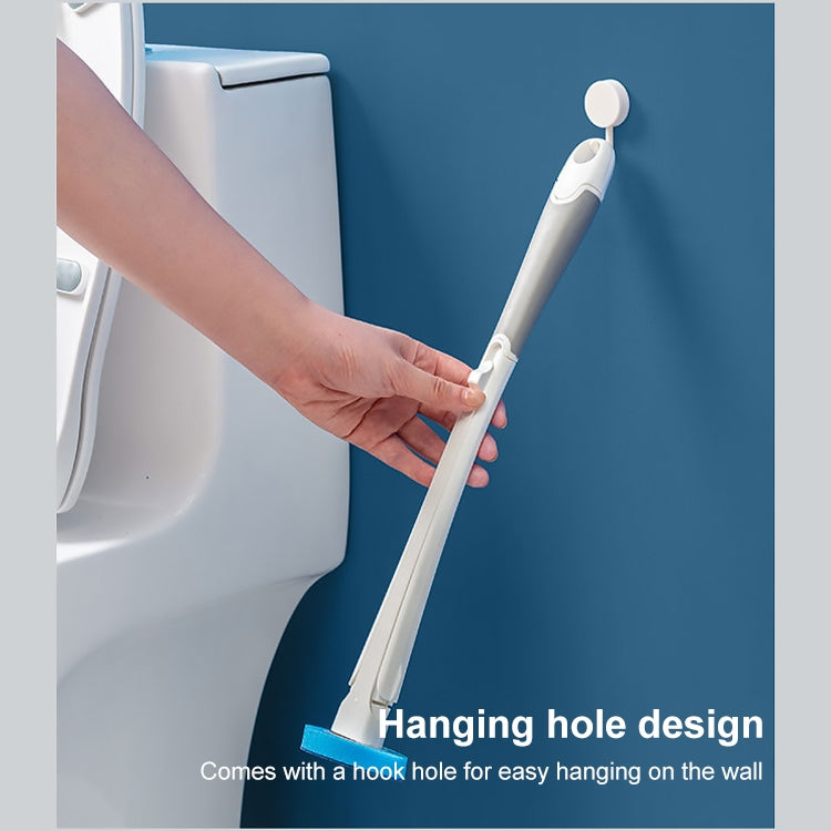 Disposable Toilet Brush Long Handle Cleaning Brush With Base Hanging Toilet Brush Set, Disposable Toilet Brush