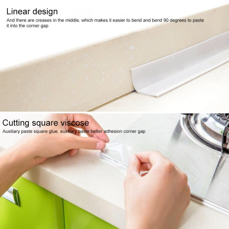Durable PVC Material Waterproof Mold Proof Adhesive Tape Kitchen Bathroom Wall Sealing Tape, 3.8cm x 3.2m, 2.2cm x 3.2m