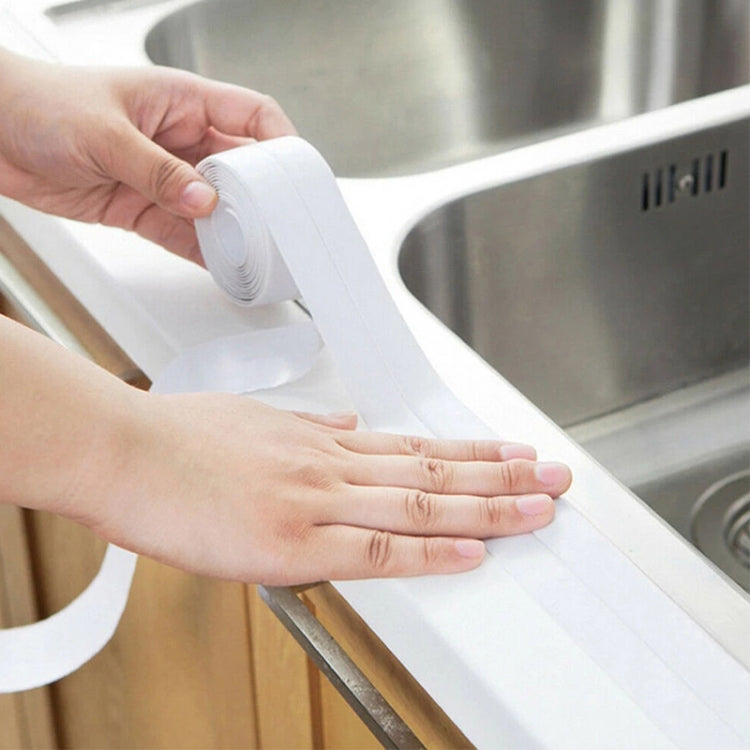 Durable PVC Material Waterproof Mold Proof Adhesive Tape Kitchen Bathroom Wall Sealing Tape, 3.8cm x 3.2m, 2.2cm x 3.2m