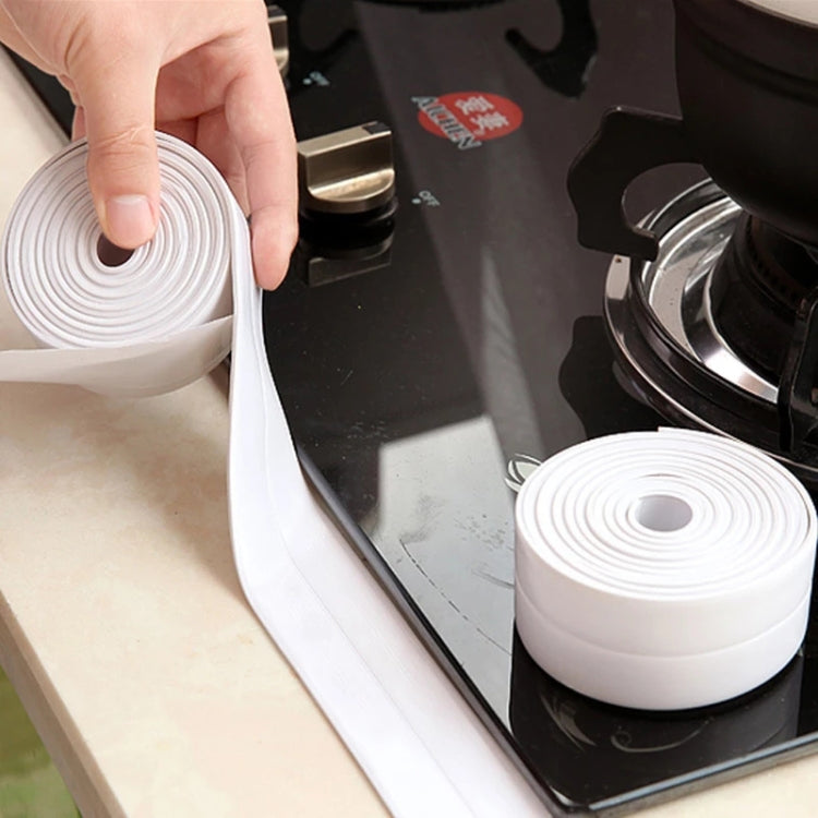 Durable PVC Material Waterproof Mold Proof Adhesive Tape Kitchen Bathroom Wall Sealing Tape, 3.8cm x 3.2m, 2.2cm x 3.2m
