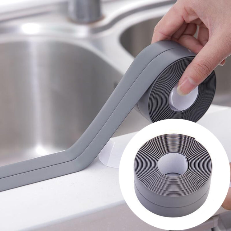 Durable PVC Material Waterproof Mold Proof Adhesive Tape Kitchen Bathroom Wall Sealing Tape, 3.8cm x 3.2m, 2.2cm x 3.2m
