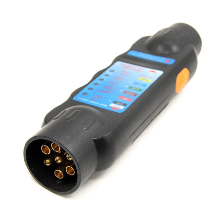 JHT4003 European 12V 7 Pin Car Truck Trailer Plug Socket Tester Wiring Circuit Light Test Tool, JHT4003 7 Pin