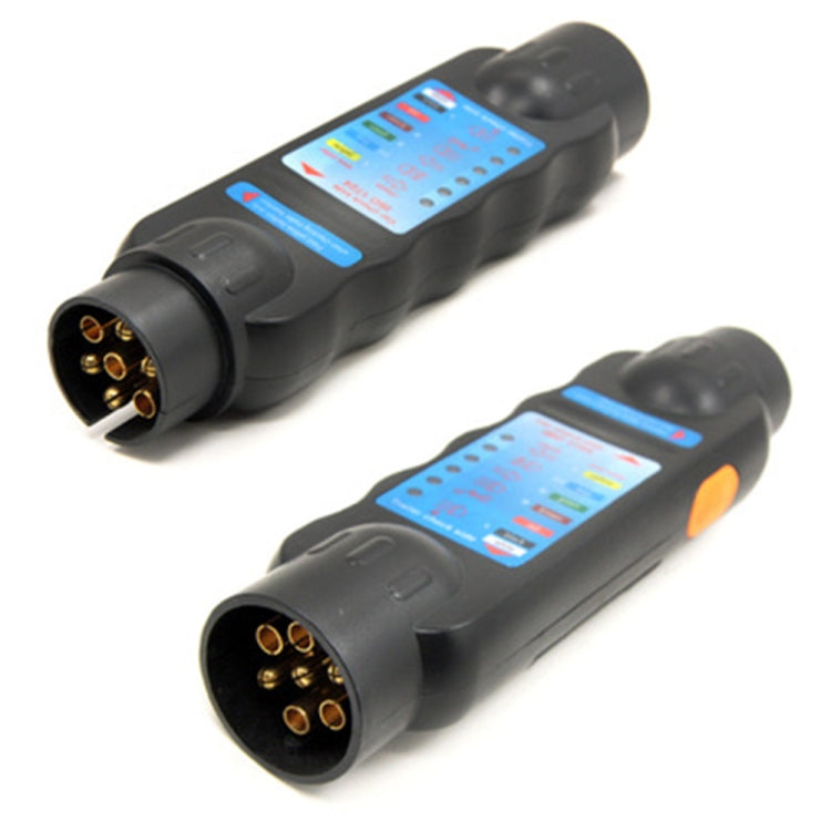 JHT4003 European 12V 7 Pin Car Truck Trailer Plug Socket Tester Wiring Circuit Light Test Tool, JHT4003 7 Pin