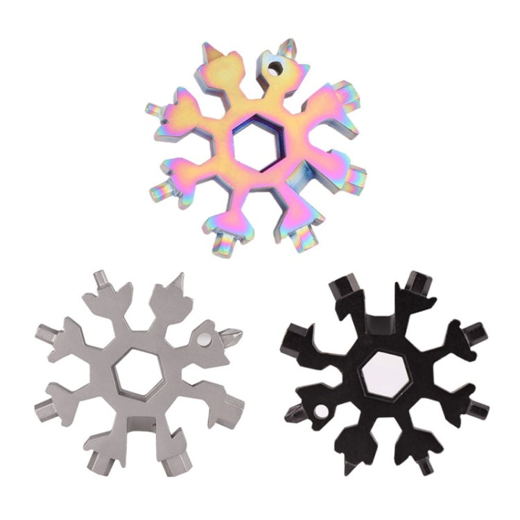 18-in-1 Multi-tool Portable Outdoor Octagonal Snowflake EDC Tool Wrench Mini Screwdriver