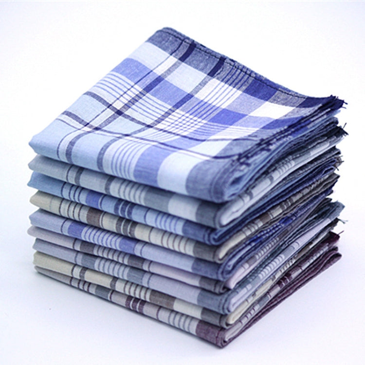 Multicolor Plaid Stripe Men Pocket Squares Business Chest Towel Handkerchiefs 100% Cotton
