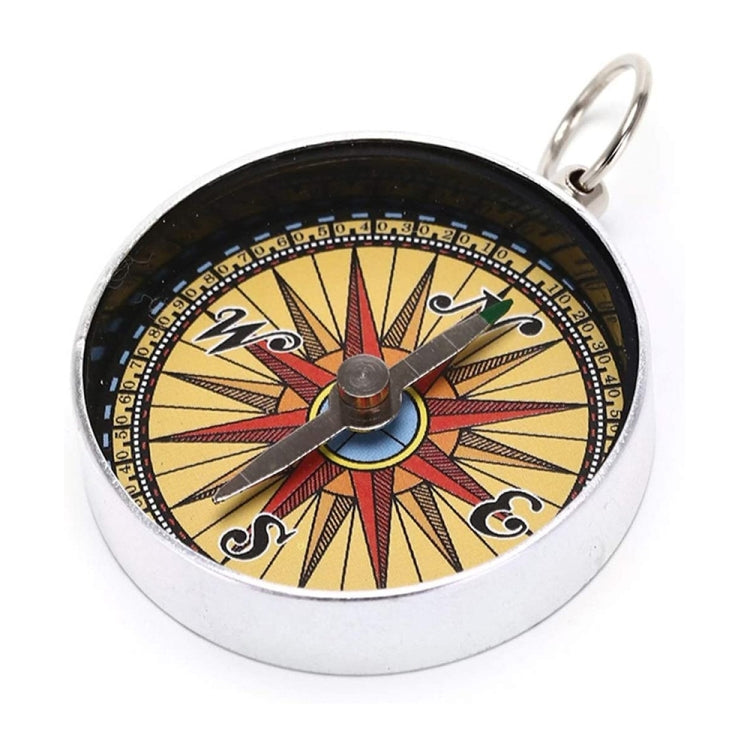 Portable Camping Outdoor Compass Hanging Compass Backpack Hiking Survival Tools with Key Chain