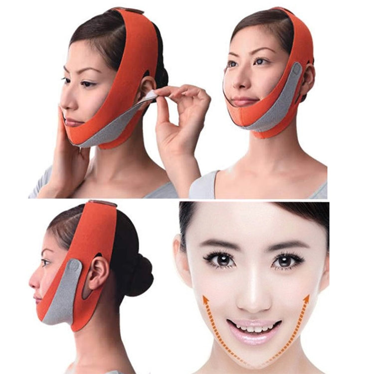 Female Facial Care Lifting Firming Bandage, Orange, Purple