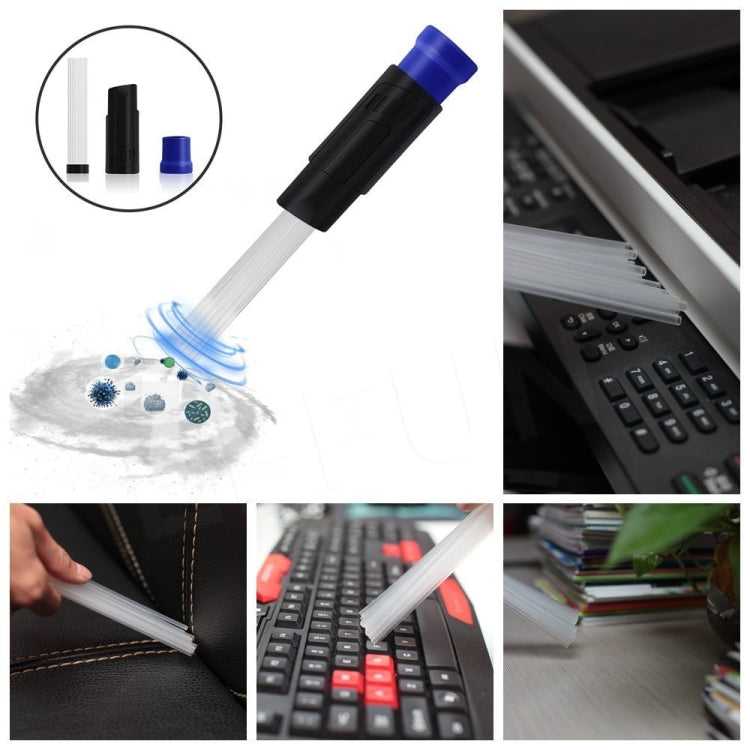 Dust Cleaner Household Straw Tubes Dust Brush Remover Portable Universal Vacuum Tools Attachment Dirt Clean, Vacuum Attachment Tool