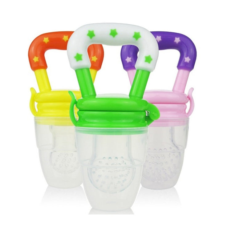 3 PCS Portable Baby Infant Food Nipple Feeder Silicone Pacifier Silicone Baby Soother, Random Color, Baby Soother, Size:L, Baby Soother, Size:M