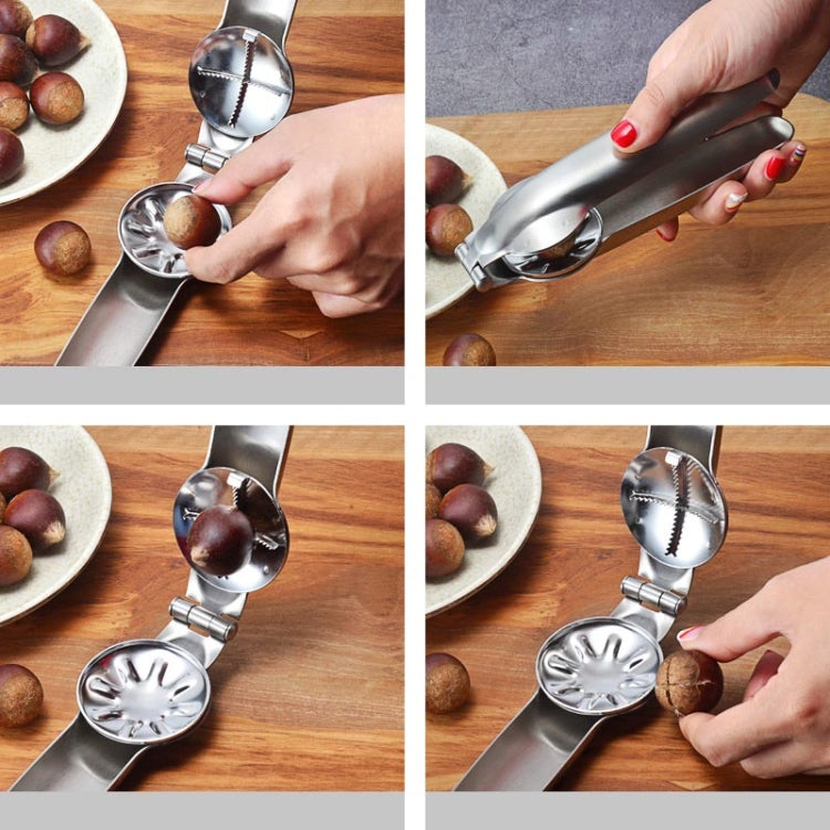304 Stainless Steel Chestnut Opener Cross Chestnut Clamp, Chestnut Clamp